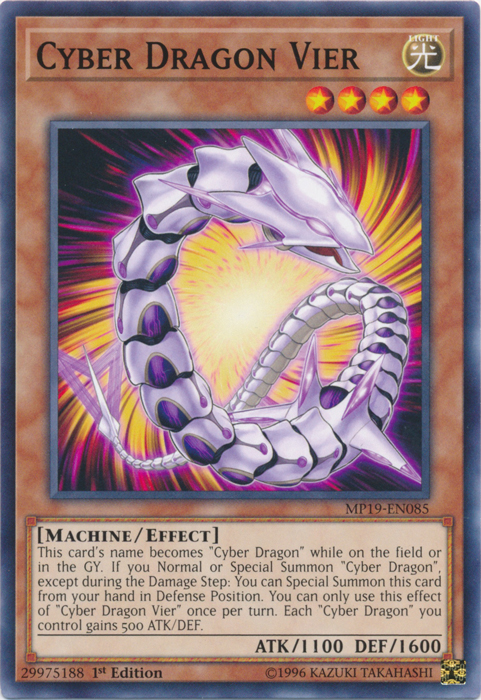 Cyber Dragon Vier [MP19-EN085] Common Yu-Gi-Oh!