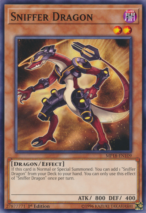 Sniffer Dragon [MP18-EN109] Common Yu-Gi-Oh!