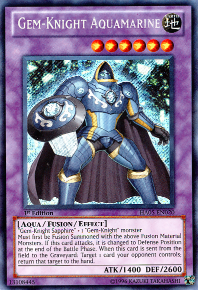 Gem-Knight Aquamarine [HA05-EN020] Secret Rare Yu-Gi-Oh!