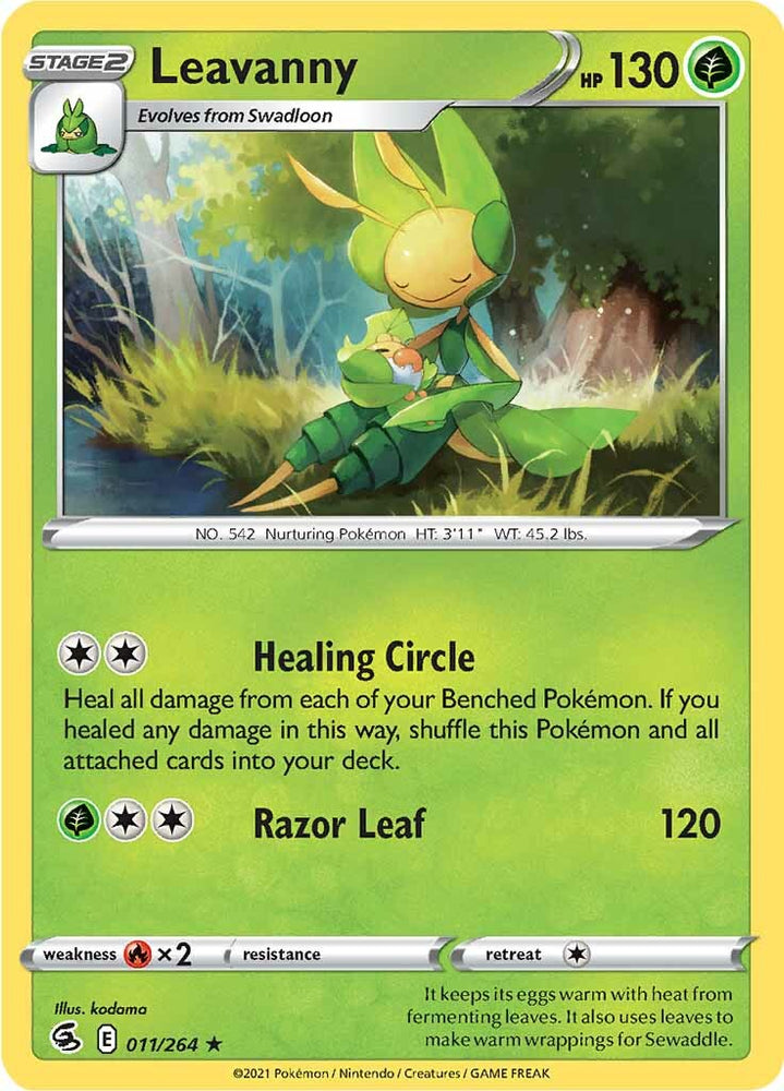 Leavanny (011/264) [Sword & Shield: Fusion Strike] Pokémon