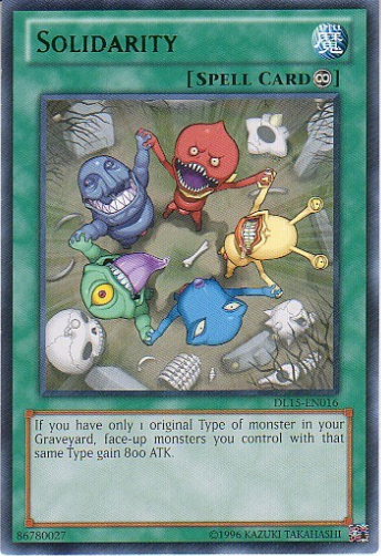 Solidarity (Green) [DL15-EN016] Rare Yu-Gi-Oh!