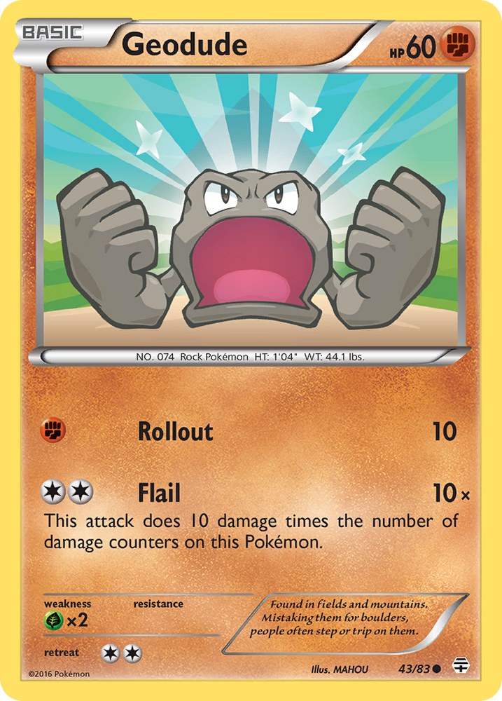 Geodude (43/83) [XY: Generations] Pokémon