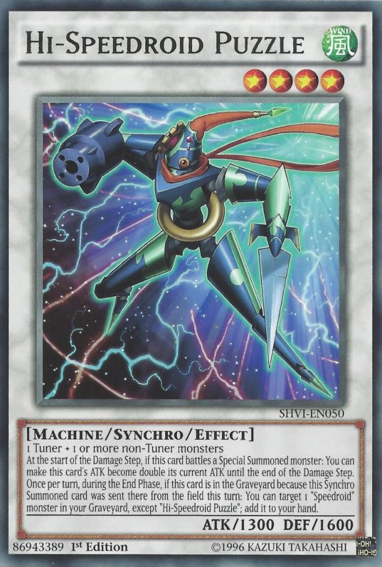 Hi-Speedroid Puzzle [SHVI-EN050] Rare Yu-Gi-Oh!