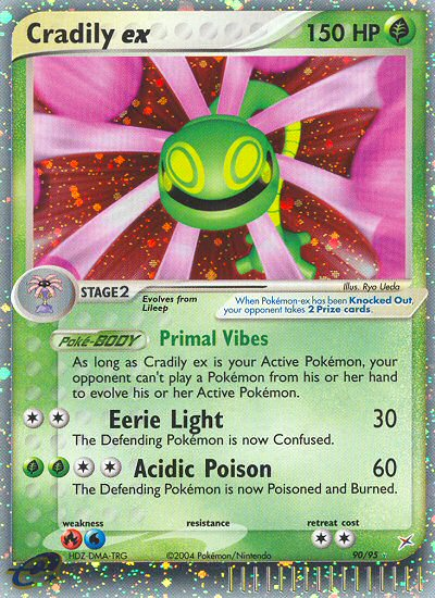 Cradily ex (90/95) [EX: Team Magma vs Team Aqua] Pokémon