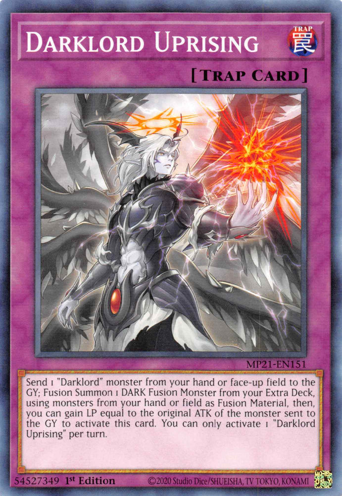 Darklord Uprising [MP21-EN151] Common Yu-Gi-Oh!