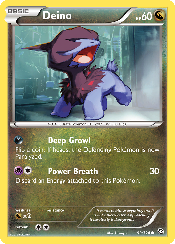 Deino (93/124) [Black & White: Dragons Exalted] Pokémon
