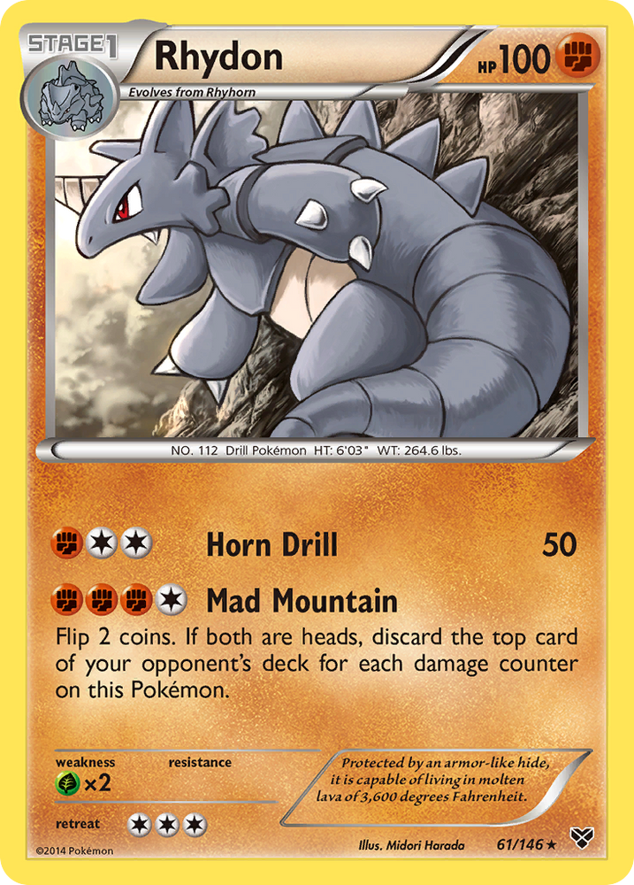 Rhydon (61/146) [XY: Base Set] Pokémon