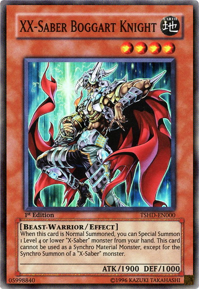 XX-Saber Boggart Knight [TSHD-EN000] Super Rare Yu-Gi-Oh!
