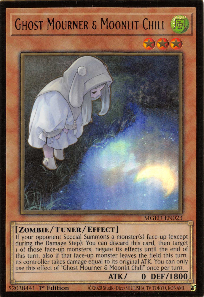 Ghost Mourner & Moonlit Chill (Alternate Art) [MGED-EN023] Gold Rare Yu-Gi-Oh!