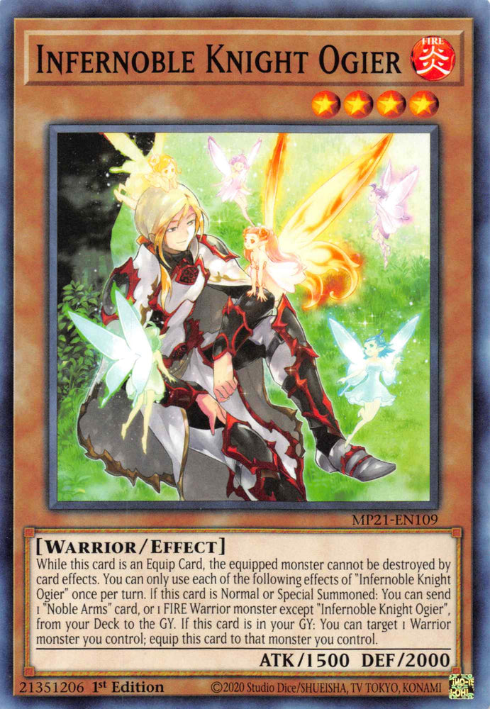 Infernoble Knight Ogier [MP21-EN109] Common Yu-Gi-Oh!