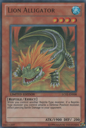 Lion Alligator [LC02-EN008] Ultra Rare