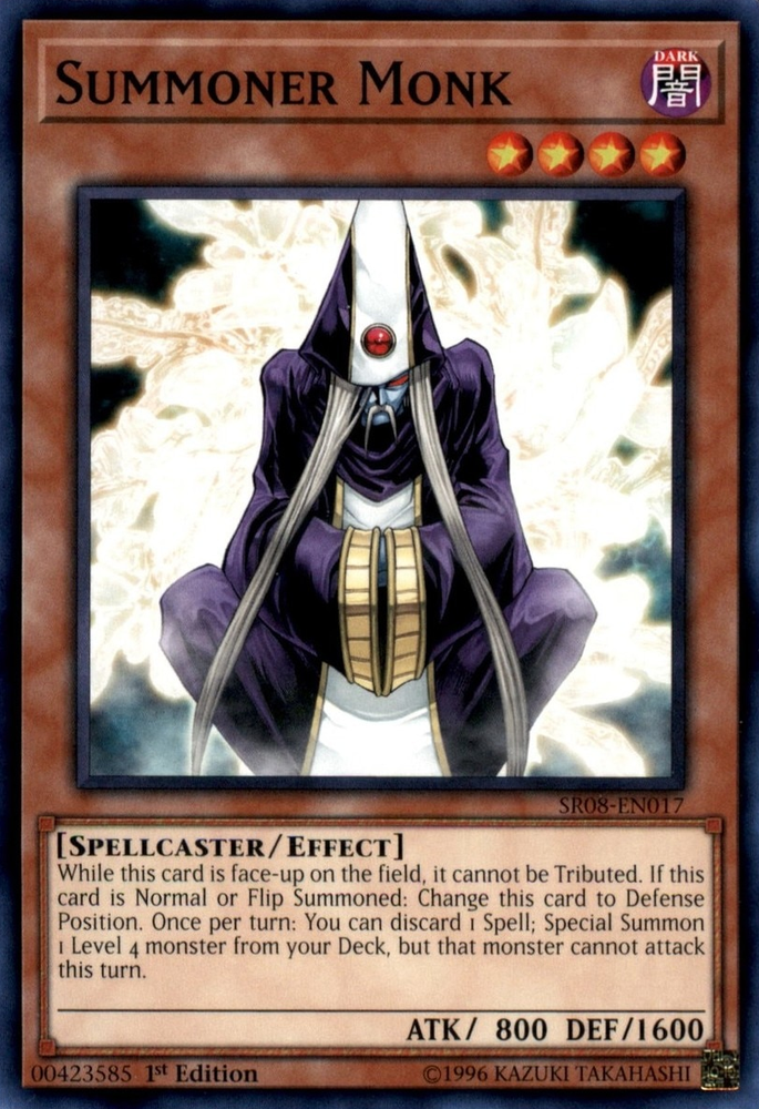 Summoner Monk [SR08-EN017] Common Yu-Gi-Oh!