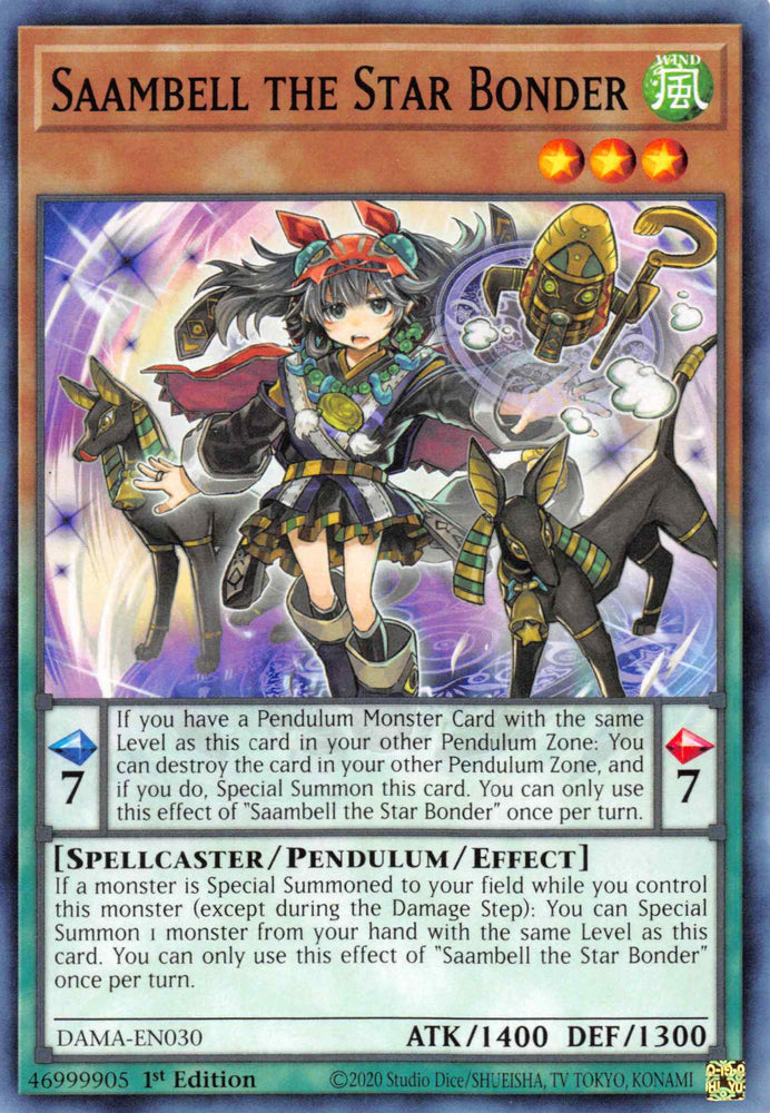 Saambell the Star Bonder [DAMA-EN030] Common Yu-Gi-Oh!