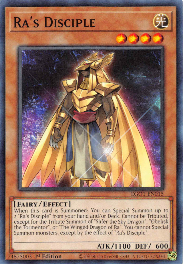 Ra's Disciple [EGO1-EN015] Common Yu-Gi-Oh!