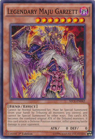 Legendary Maju Garzett [SECE-EN042] Common Yu-Gi-Oh!