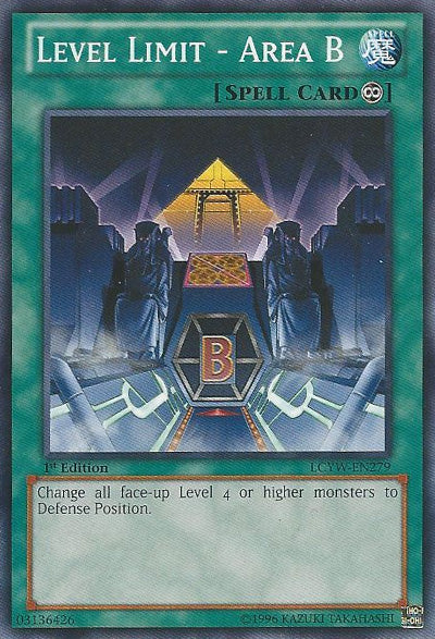 Level Limit - Area B [LCYW-EN279] Common Yu-Gi-Oh!