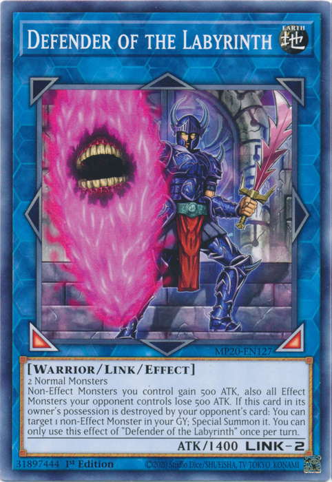 Defender of the Labyrinth [MP20-EN127] Common Yu-Gi-Oh!