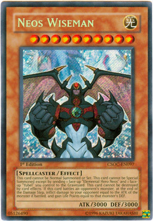 Neos Wiseman [CSOC-EN097] Secret Rare Yu-Gi-Oh!