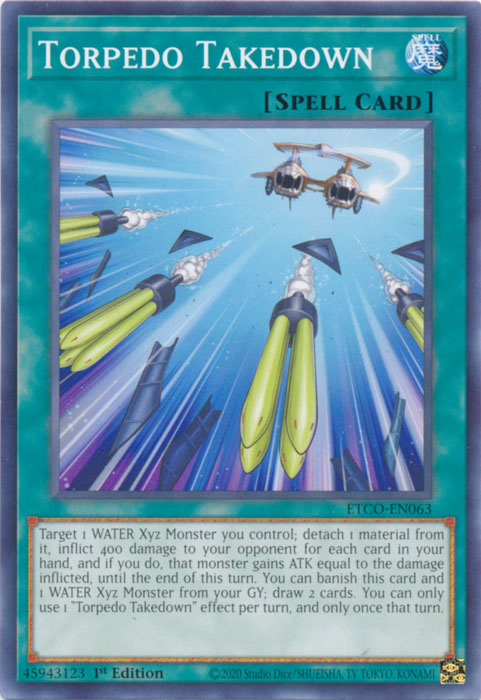 Torpedo Takedown [ETCO-EN063] Common Yu-Gi-Oh!