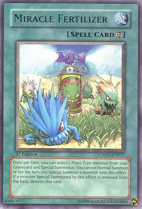 Miracle Fertilizer [CSOC-EN057] Rare Yu-Gi-Oh!