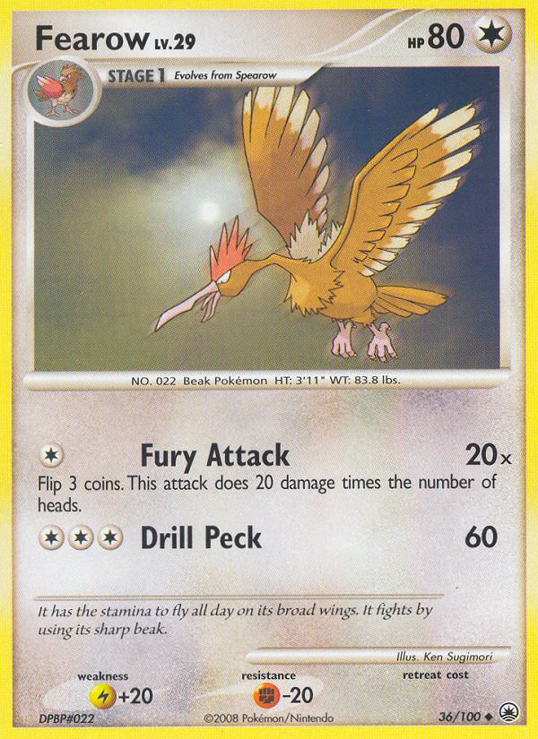 Fearow (36/100) [Diamond & Pearl: Majestic Dawn] Pokémon