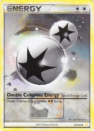 Double Colorless Energy (103/123) (League Promo) [HeartGold & SoulSilver: Base Set] Pokémon