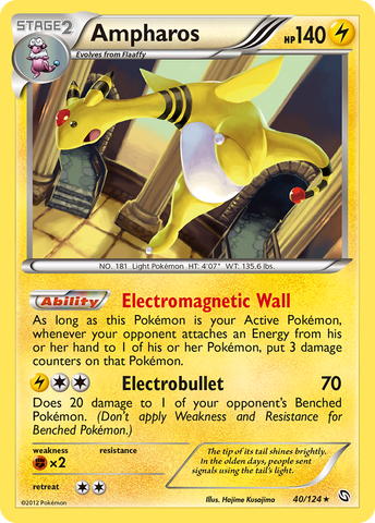 Ampharos (40/124) [Black & White: Dragons Exalted] Pokémon