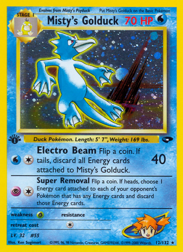 Misty's Golduck (12/132) [Gym Challenge 1st Edition] Pokémon