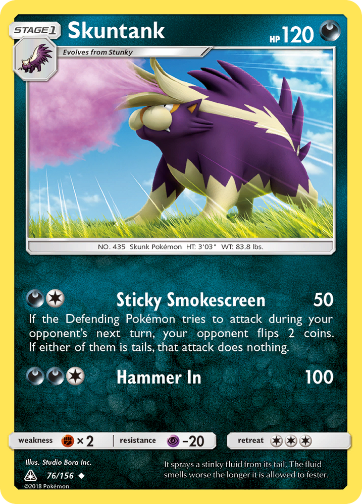 Skuntank (76/156) [Sun & Moon: Ultra Prism] Pokémon