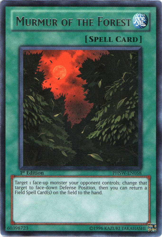 Murmur of the Forest [PHSW-EN058] Rare Yu-Gi-Oh!