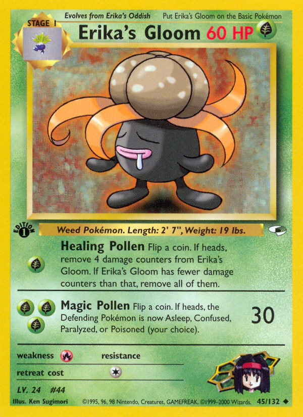 Erika's Gloom (45/132) [Gym Heroes 1st Edition] Pokémon