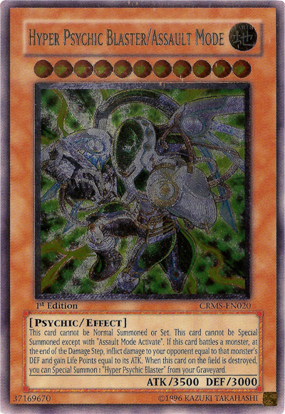 Hyper Psychic Blaster/Assault Mode [CRMS-EN020] Ultimate Rare Yu-Gi-Oh!