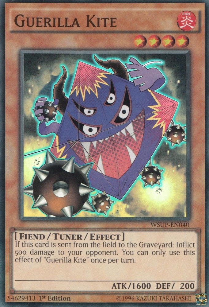 Guerilla Kite [WSUP-EN040] Super Rare Yu-Gi-Oh!