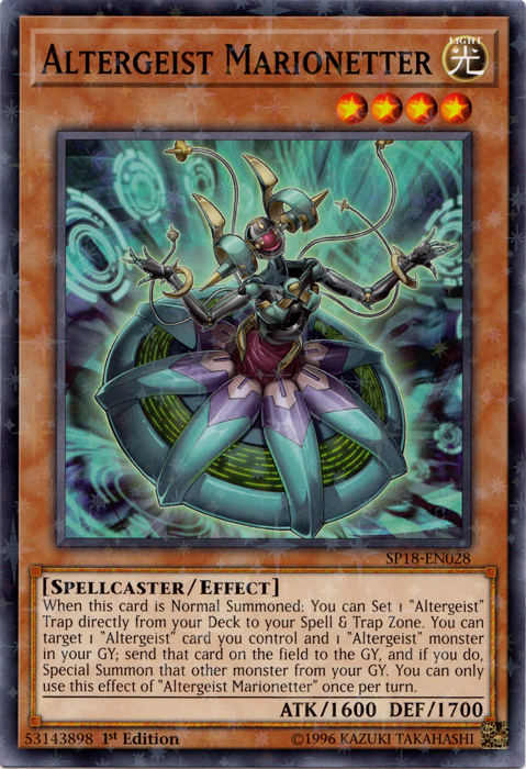 Altergeist Marionetter [SP18-EN028] Starfoil Rare Yu-Gi-Oh!