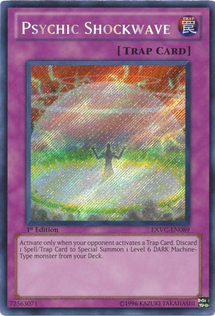 Psychic Shockwave [EXVC-EN089] Secret Rare Yu-Gi-Oh!