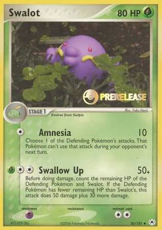 Swalot (50/101) (Prerelease Promo) [Nintendo: Black Star Promos] Pokémon