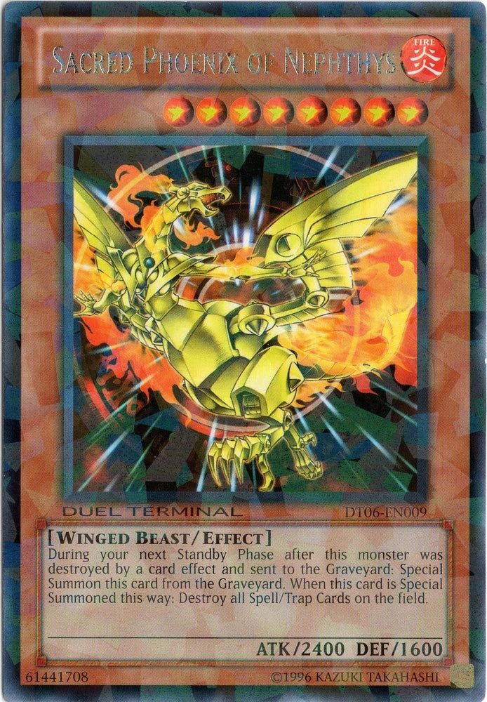 Sacred Phoenix of Nephthys [DT06-EN009] Rare Yu-Gi-Oh!