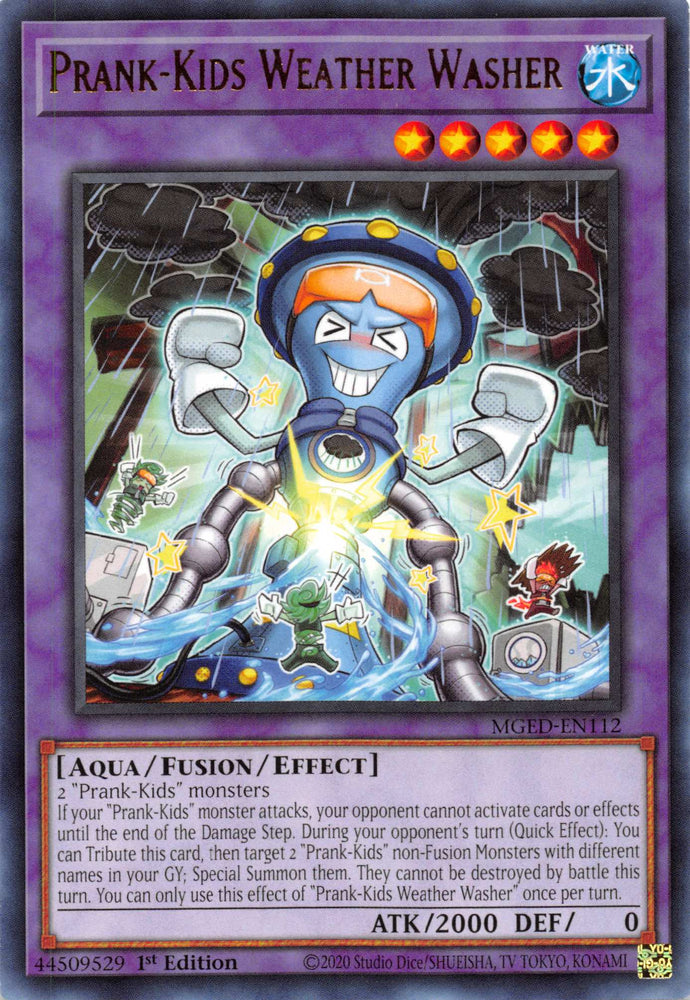 Prank-Kids Weather Washer [MGED-EN112] Rare Yu-Gi-Oh!