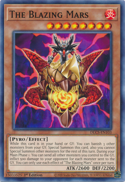 The Blazing Mars [DLCS-EN103] Common Yu-Gi-Oh!