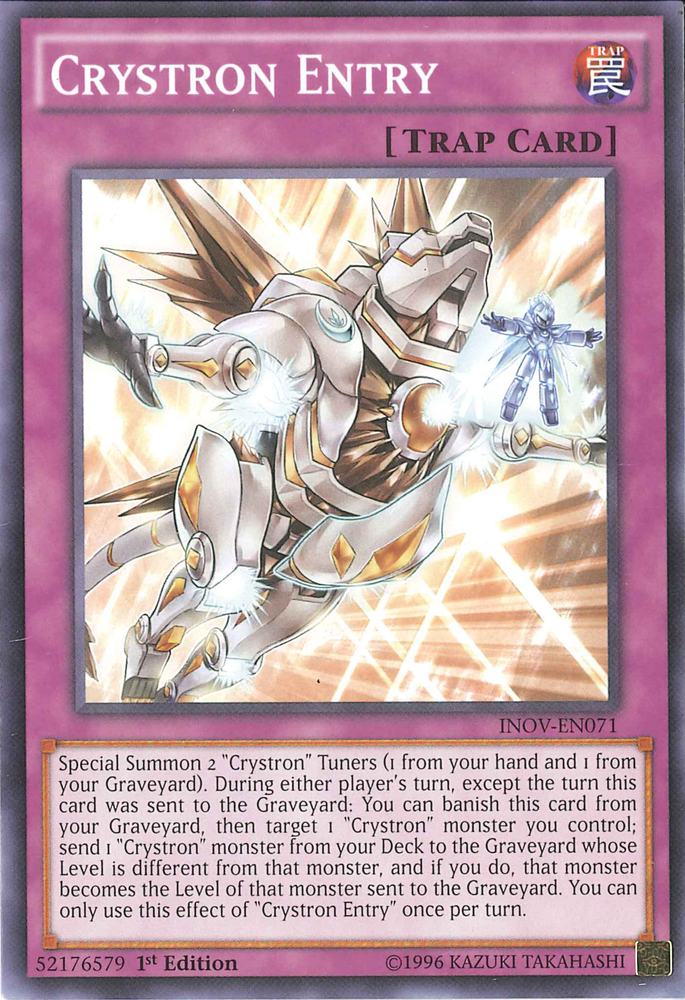 Crystron Entry [INOV-EN071] Common Yu-Gi-Oh!