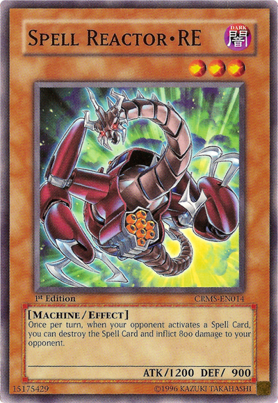 Spell Reactor - RE [CRMS-EN014] Common Yu-Gi-Oh!