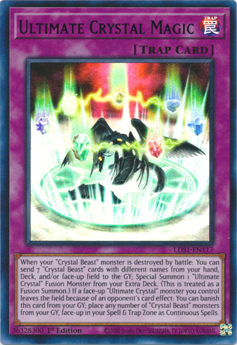 Ultimate Crystal Magic (Blue) [LDS1-EN117] Ultra Rare Yu-Gi-Oh!