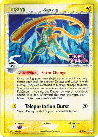 Deoxys (6/110) (Delta Species) (Stamped) [EX: Holon Phantoms] Pokémon