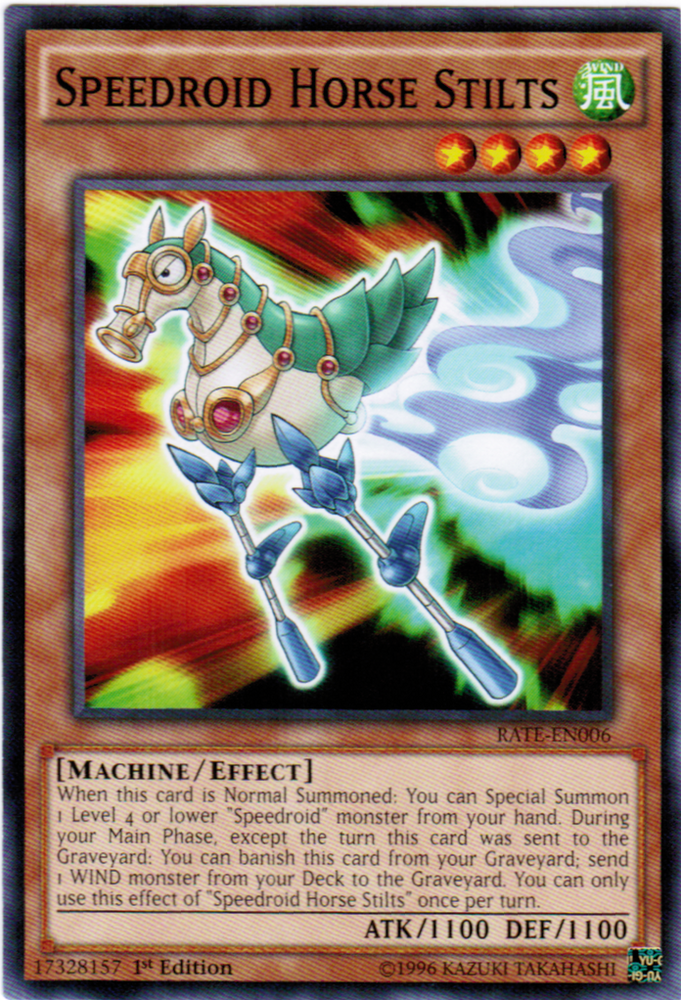 Speedroid Horse Stilts [RATE-EN006] Common Yu-Gi-Oh!