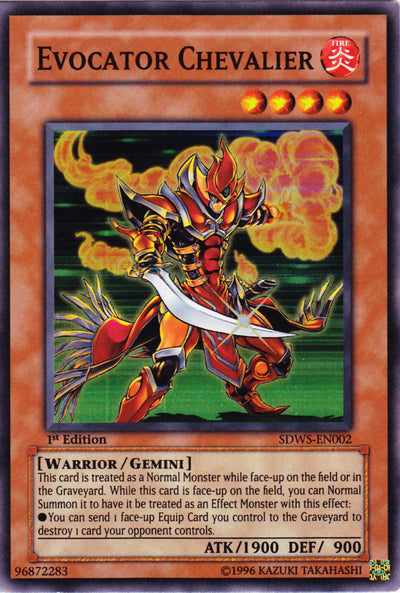 Evocator Chevalier [SDWS-EN002] Super Rare Yu-Gi-Oh!