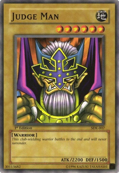 Judge Man [SDK-007] Common Yu-Gi-Oh!