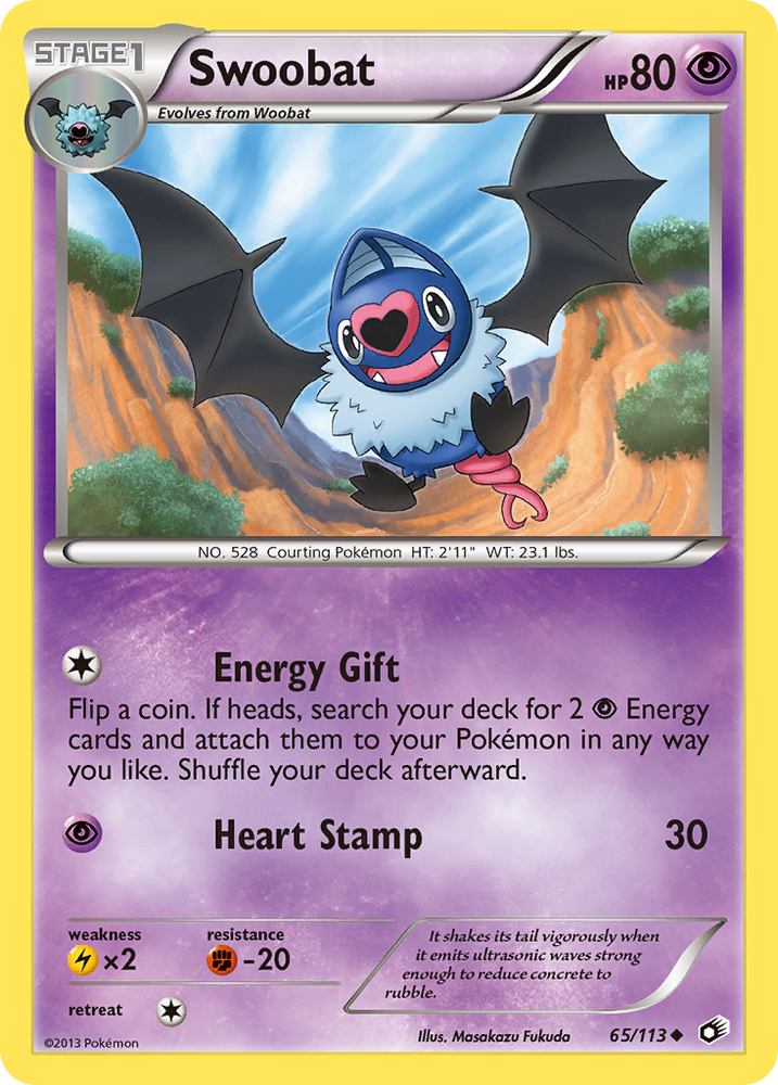 Swoobat (65/113) [Black & White: Legendary Treasures] Pokémon