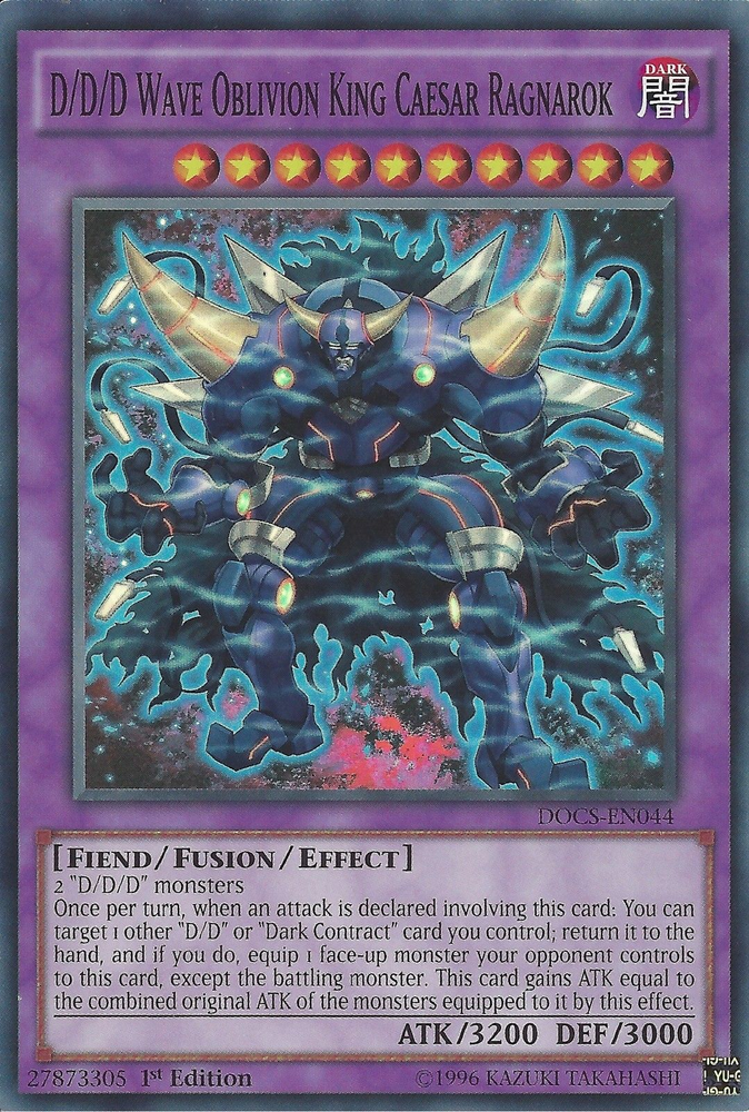 D/D/D Wave Oblivion King Caesar Ragnarok [DOCS-EN044] Super Rare Yu-Gi-Oh!