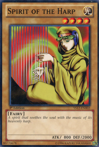 Spirit of the Harp [YS12-EN002] Common Yu-Gi-Oh!