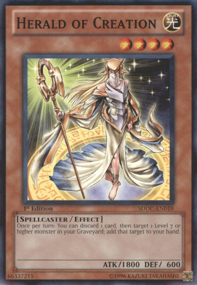 Herald of Creation [SDDC-EN019] Common Yu-Gi-Oh!